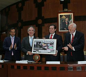 Billete conmemorativo de LOTENAL Tratado de Tlatelolco 