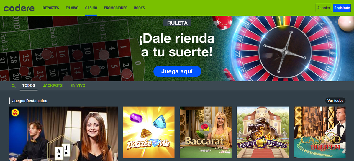 Página Principal Casino Codere