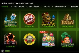 888 casino México tragamonedas sección