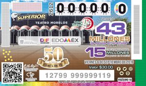 Sorteo Superior 2612 Lotería Nacional
