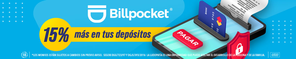 Gana un 15% más en Big Bola online depositando con Billpocket