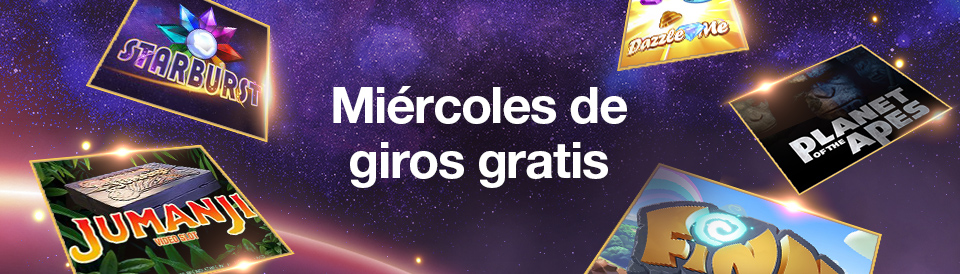 Miércoles de giros gratis