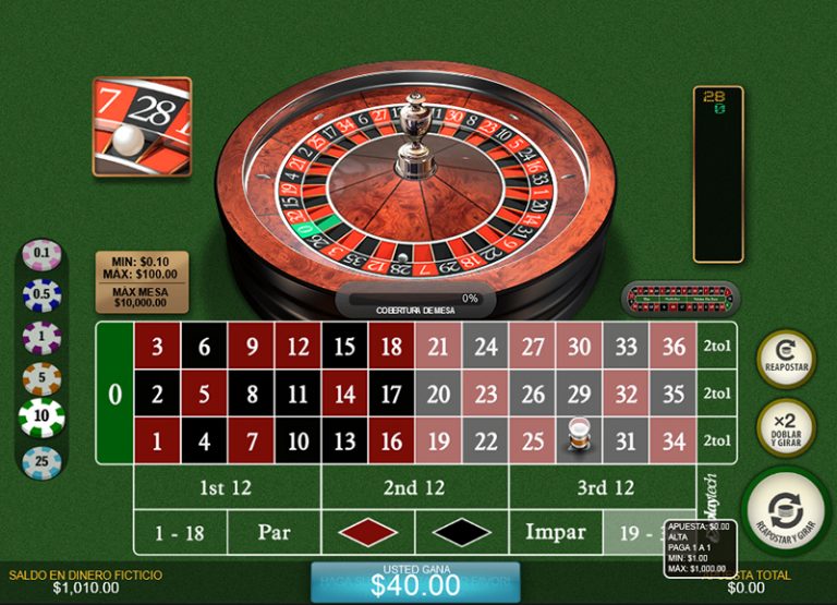 jugar ruleta casino online